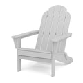 Sedia da Giardino in Legno Composito Grigio