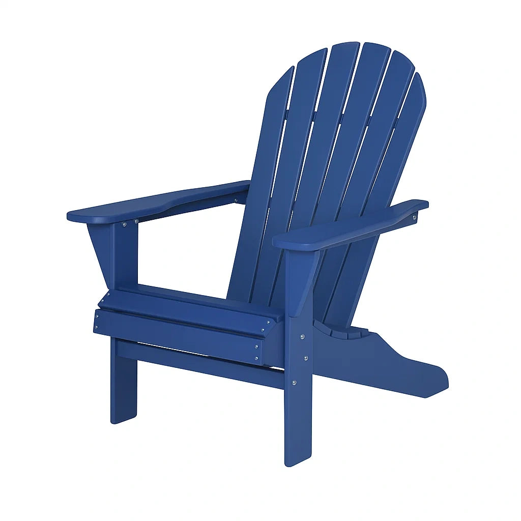 Sedia Adirondack in Polietilene Blu