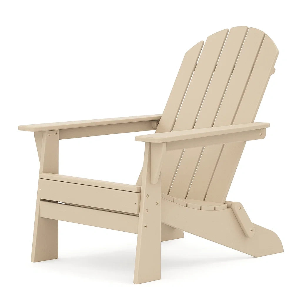 Sedia Adirondack in polietilene beige