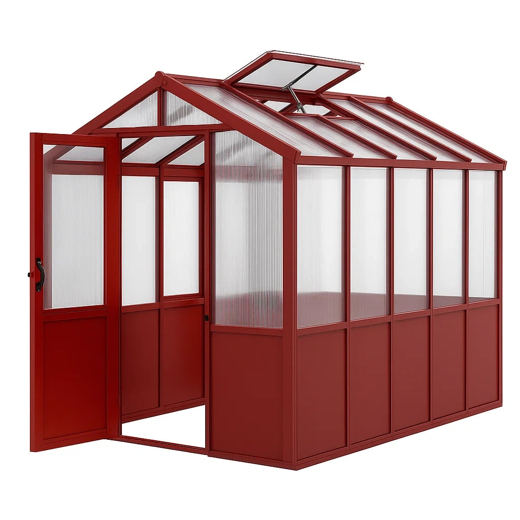 Serra in Alluminio e Policarbonato Rosso