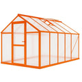Serra in Alluminio e Policarbonato Arancione 3x2x2m