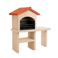 Barbecue in Cemento con Tetto a Tegola