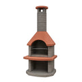Barbecue in Cemento Grigio e Terracotta