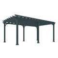 Pergola in Metallo Grigio Antracite 4x3m